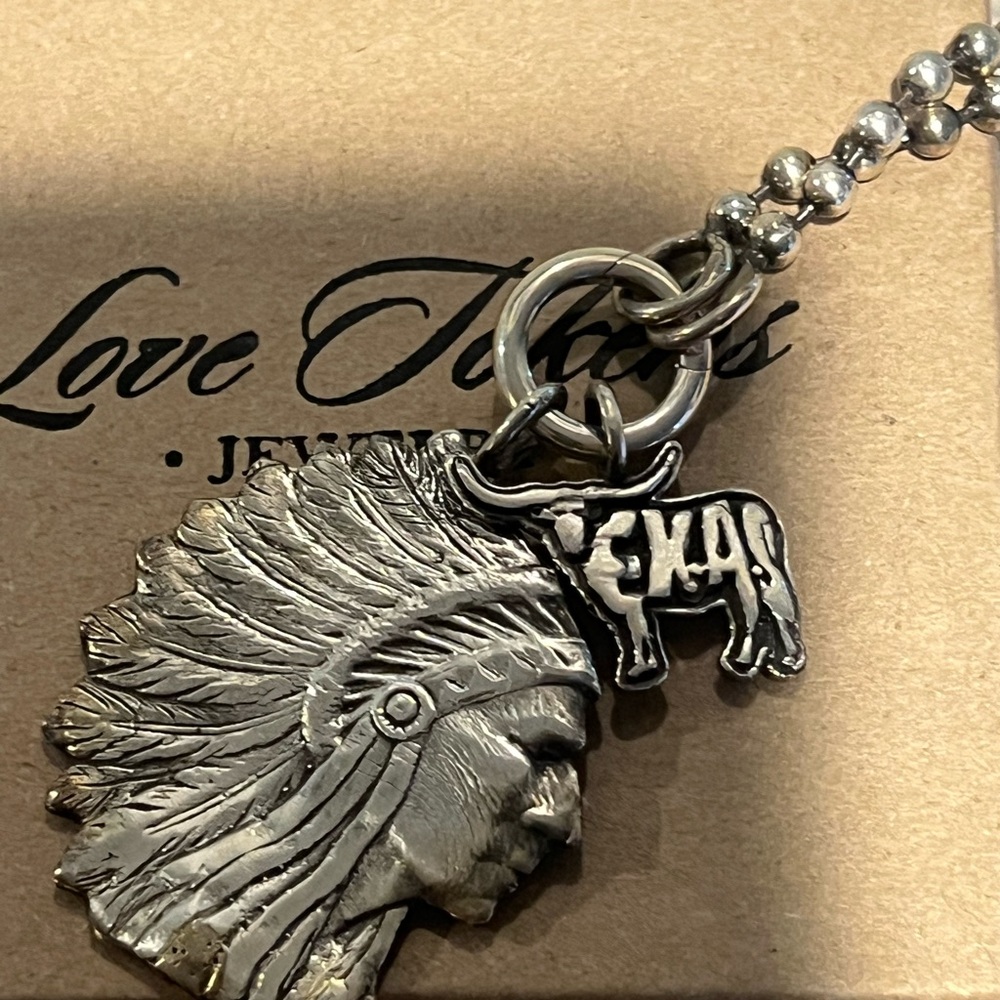 Love Tokens Jewelry Fearless and Texas Charm,  Necklace .  New in box. - Picture 5 of 14